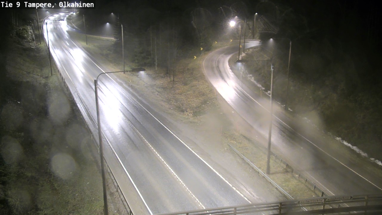 Weather Camera Image Road 9 Tampere, Olkahinen, Tampere, Pirkanmaa