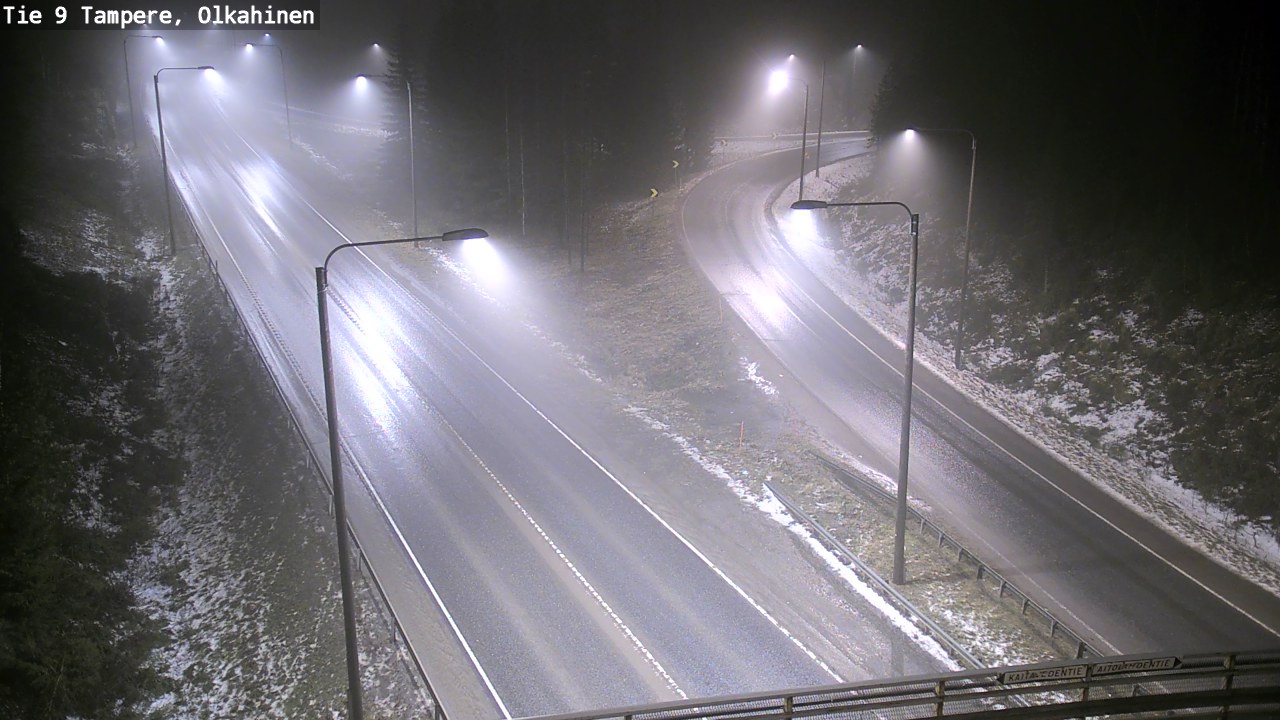 Weather Camera Image Väg 9 Tammerfors, Olkahinen, Tampere, Pirkanmaa