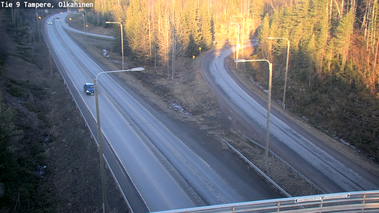 Weather Camera Image Road 9 Tampere, Olkahinen, Tampere, Pirkanmaa