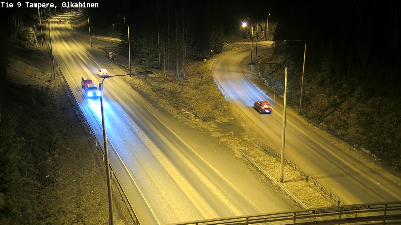 Weather Camera Image Väg 9 Tammerfors, Olkahinen, Tampere, Pirkanmaa