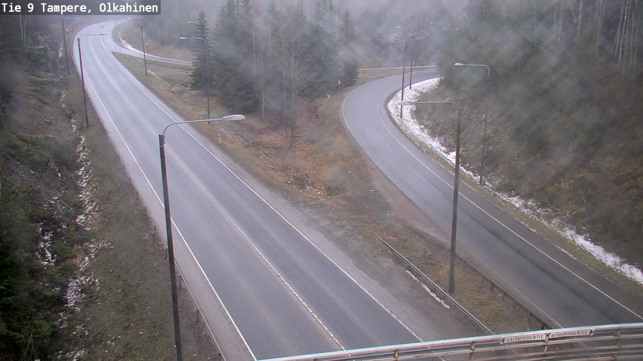 Weather Camera Image Road 9 Tampere, Olkahinen, Tampere, Pirkanmaa