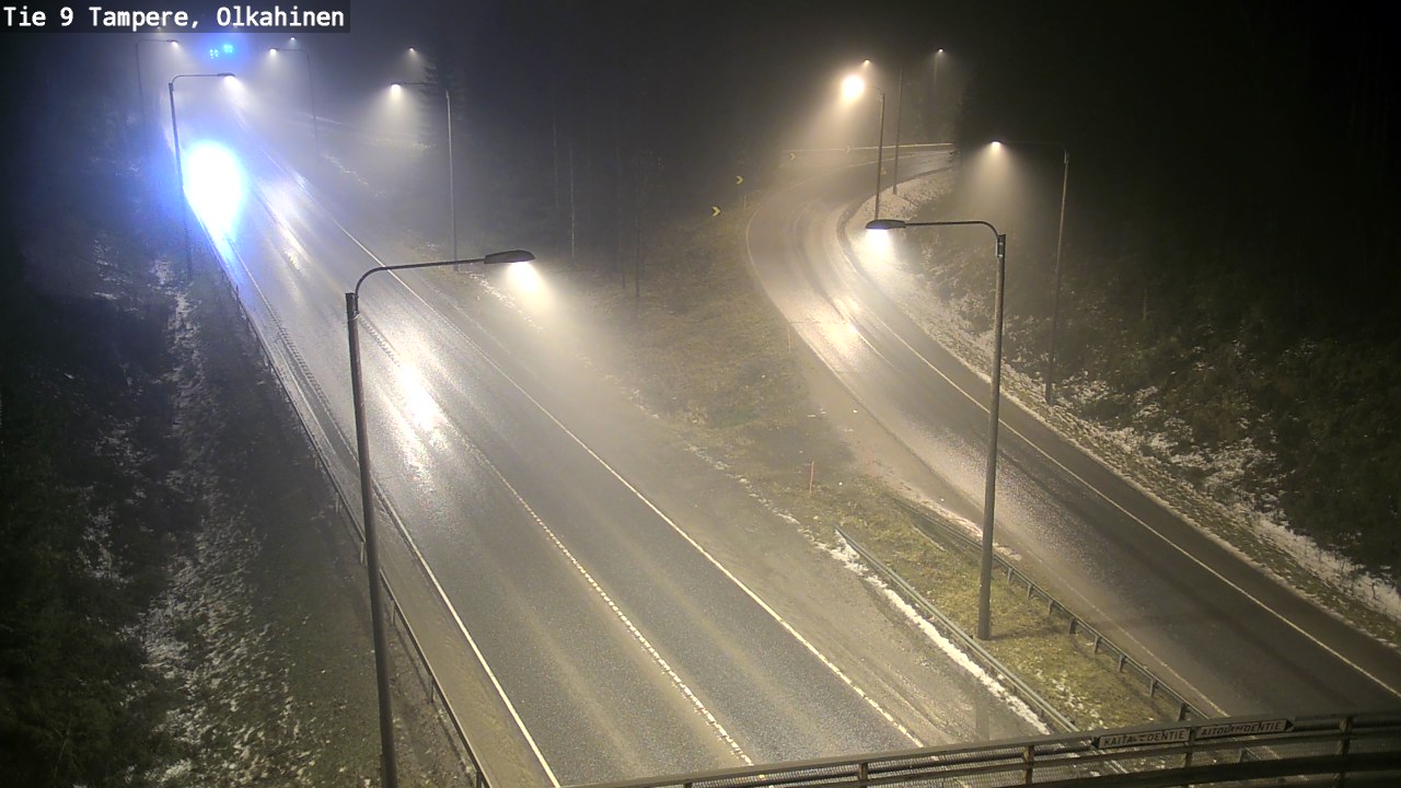 Weather Camera Image Väg 9 Tammerfors, Olkahinen, Tampere, Pirkanmaa