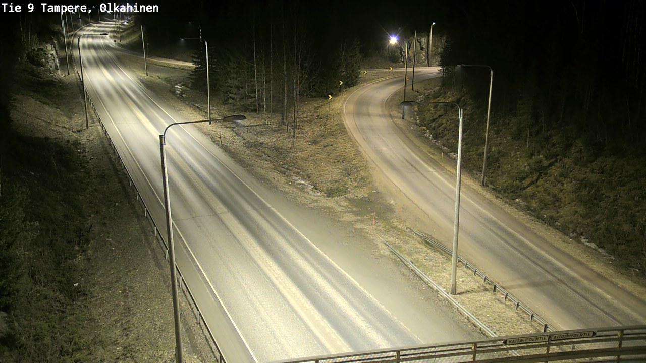 Weather Camera Image Väg 9 Tammerfors, Olkahinen, Tampere, Pirkanmaa