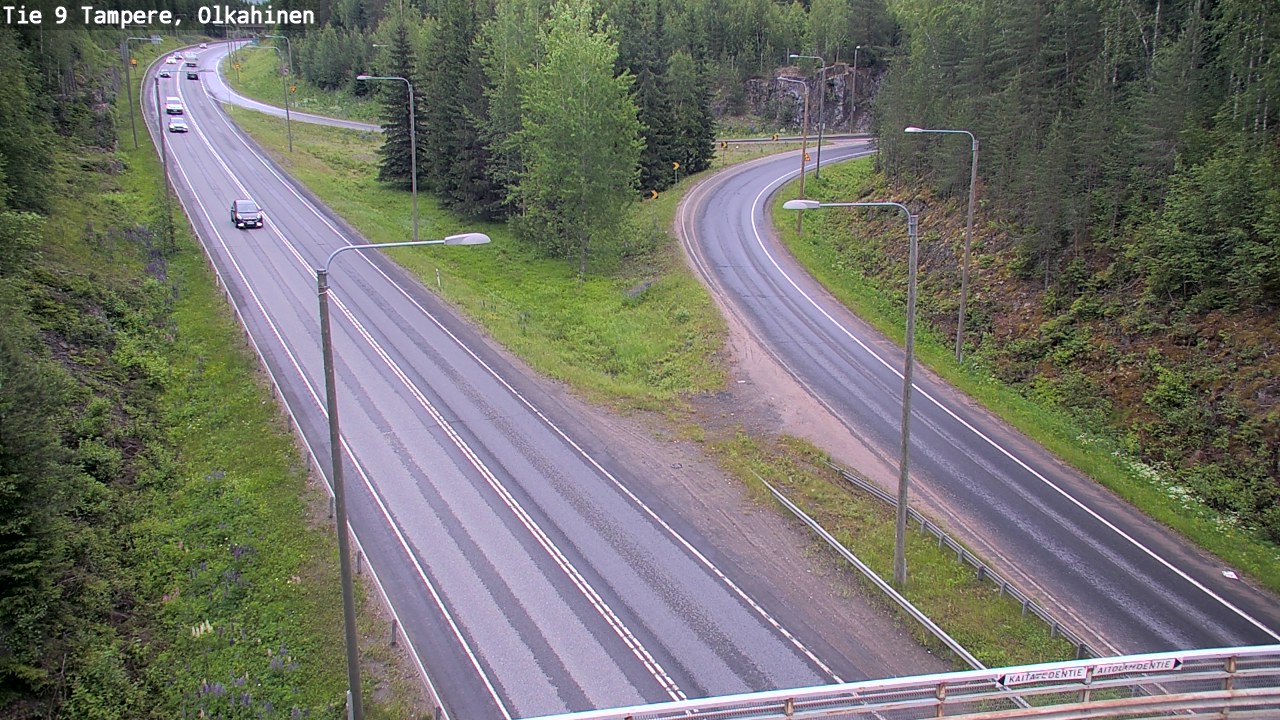 Weather Camera Image Väg 9 Tammerfors, Olkahinen, Tampere, Pirkanmaa