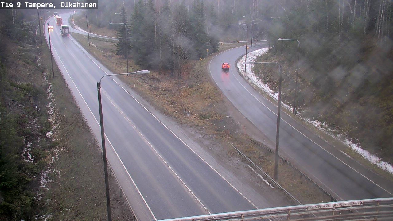 Weather Camera Image Road 9 Tampere, Olkahinen, Tampere, Pirkanmaa