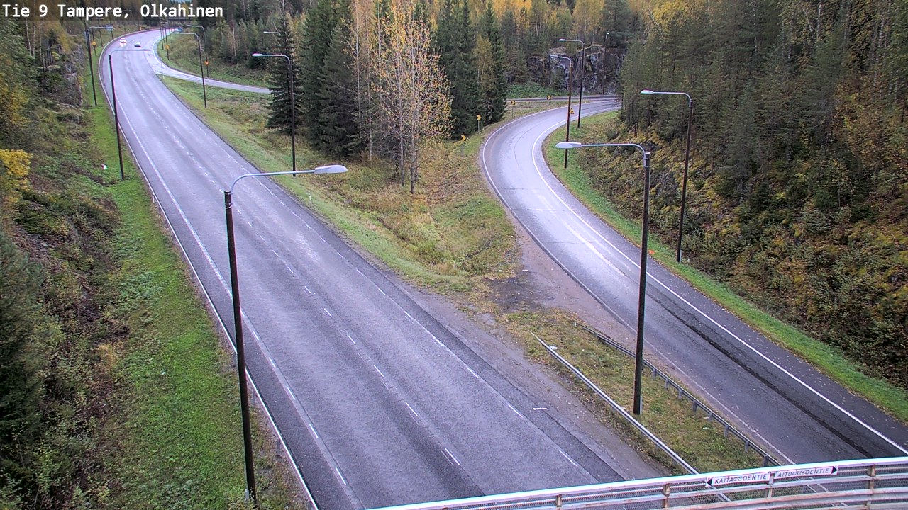 Weather Camera Image Road 9 Tampere, Olkahinen, Tampere, Pirkanmaa