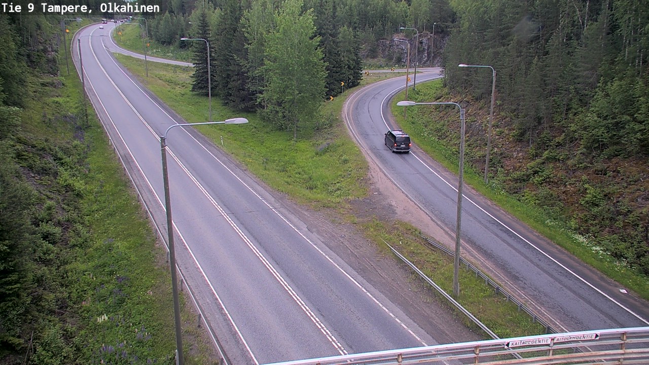Weather Camera Image Väg 9 Tammerfors, Olkahinen, Tampere, Pirkanmaa