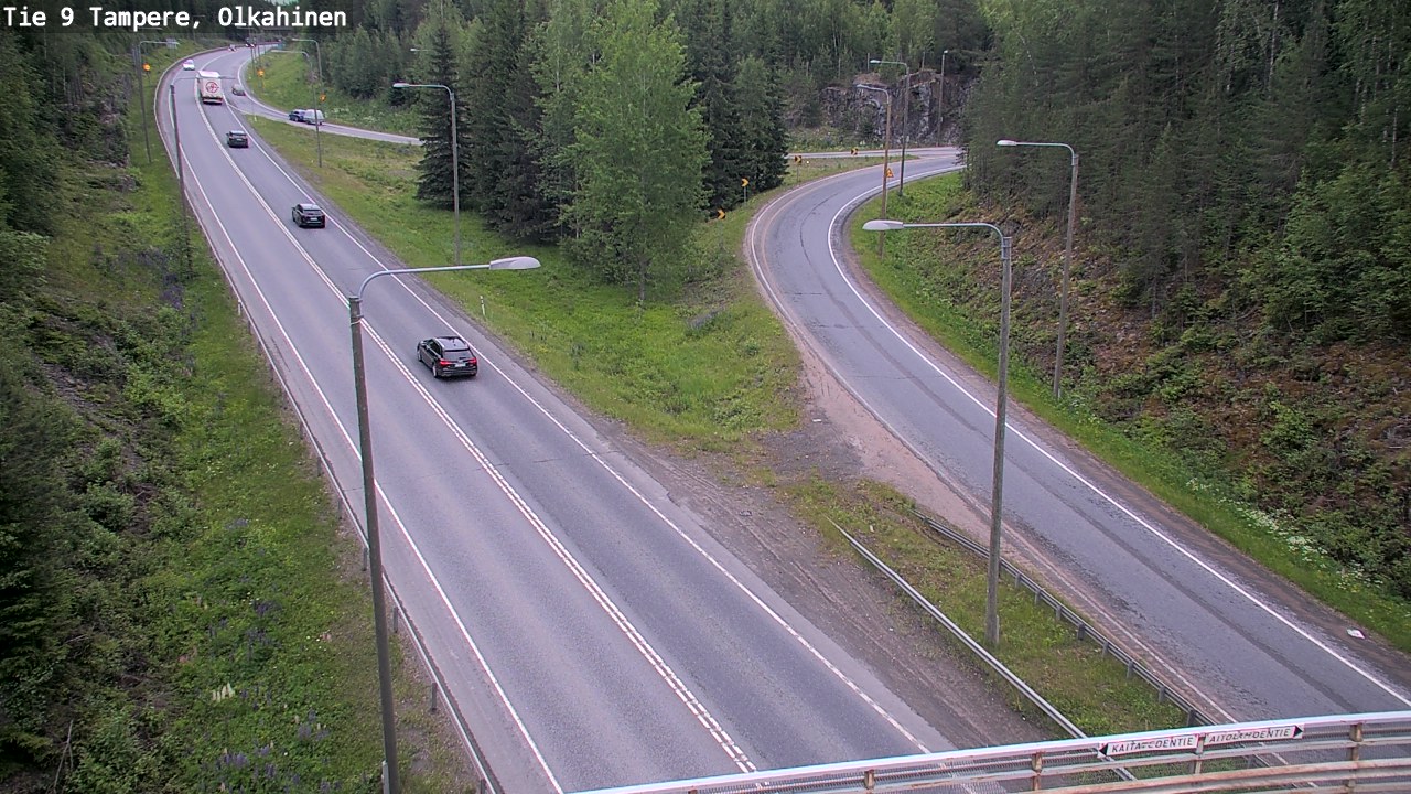 Weather Camera Image Väg 9 Tammerfors, Olkahinen, Tampere, Pirkanmaa