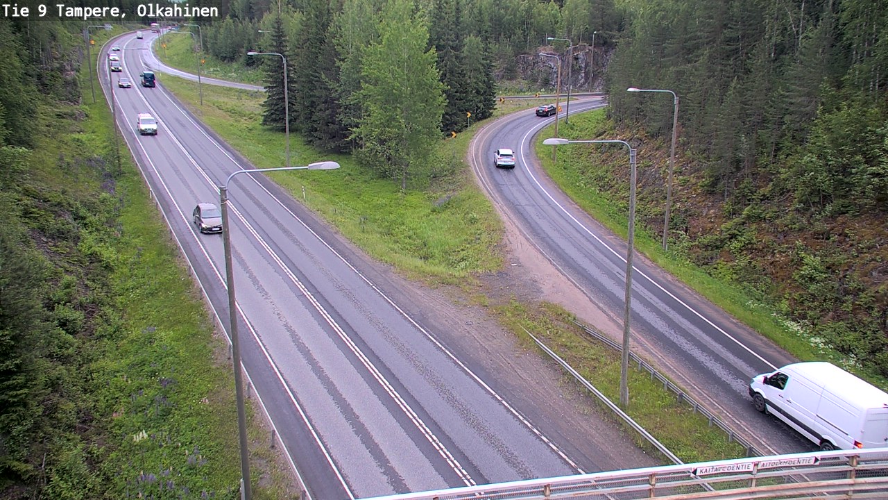 Weather Camera Image Väg 9 Tammerfors, Olkahinen, Tampere, Pirkanmaa