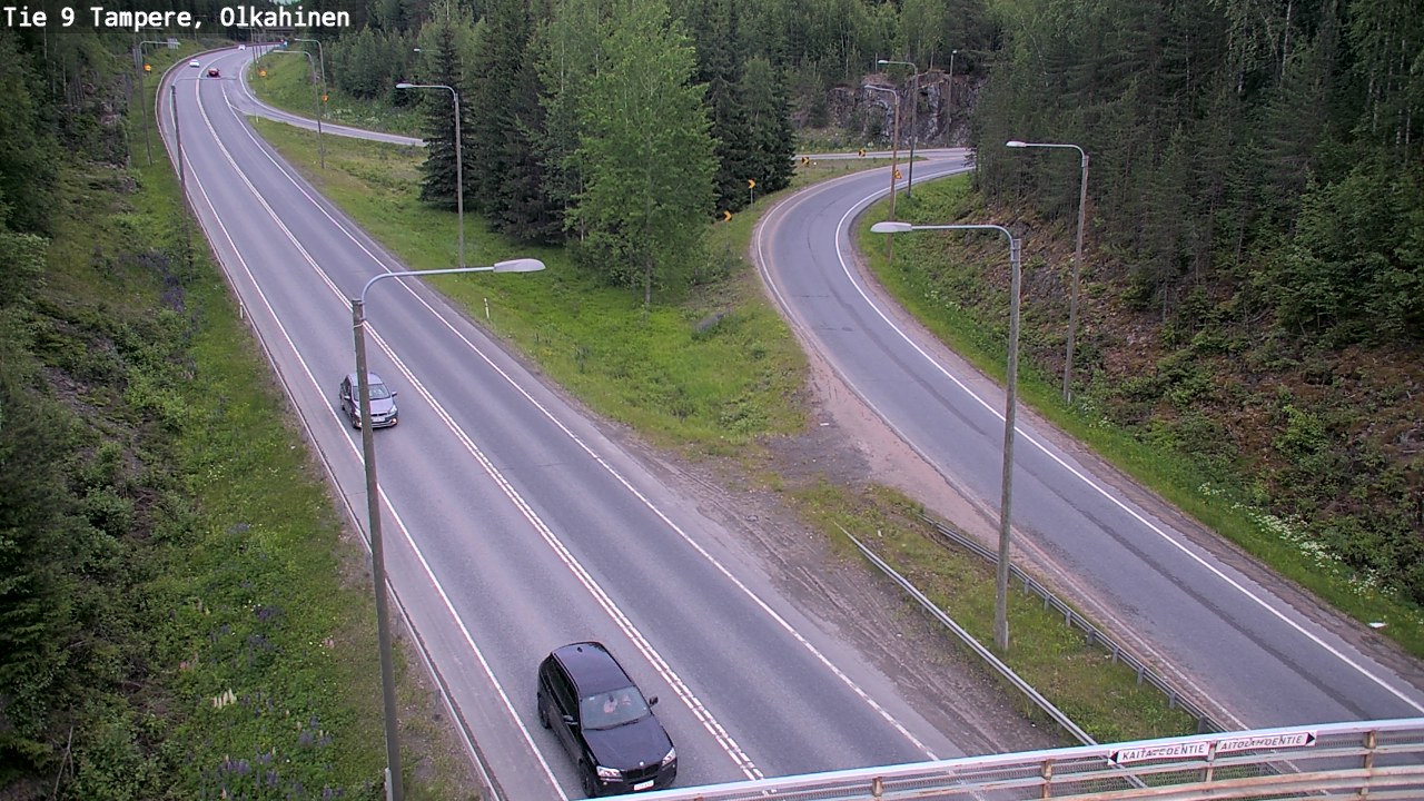 Weather Camera Image Väg 9 Tammerfors, Olkahinen, Tampere, Pirkanmaa