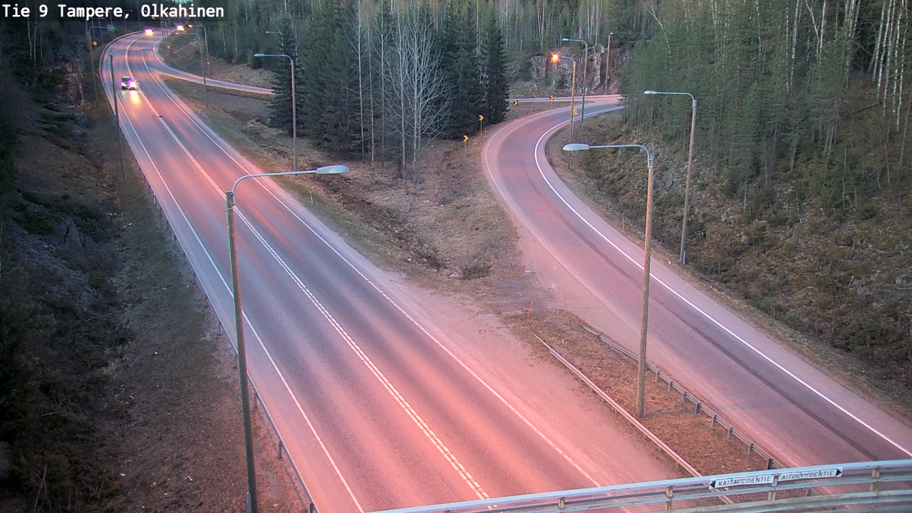 Weather Camera Image Road 9 Tampere, Olkahinen, Tampere, Pirkanmaa