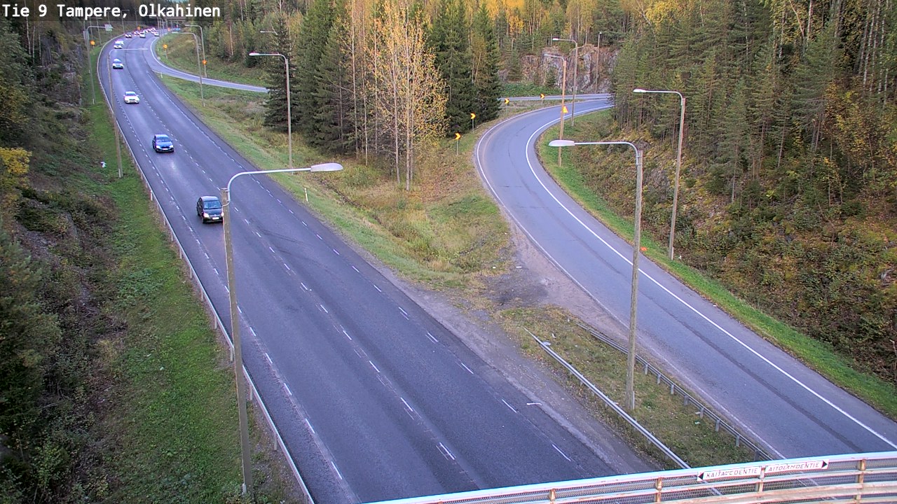Weather Camera Image Road 9 Tampere, Olkahinen, Tampere, Pirkanmaa