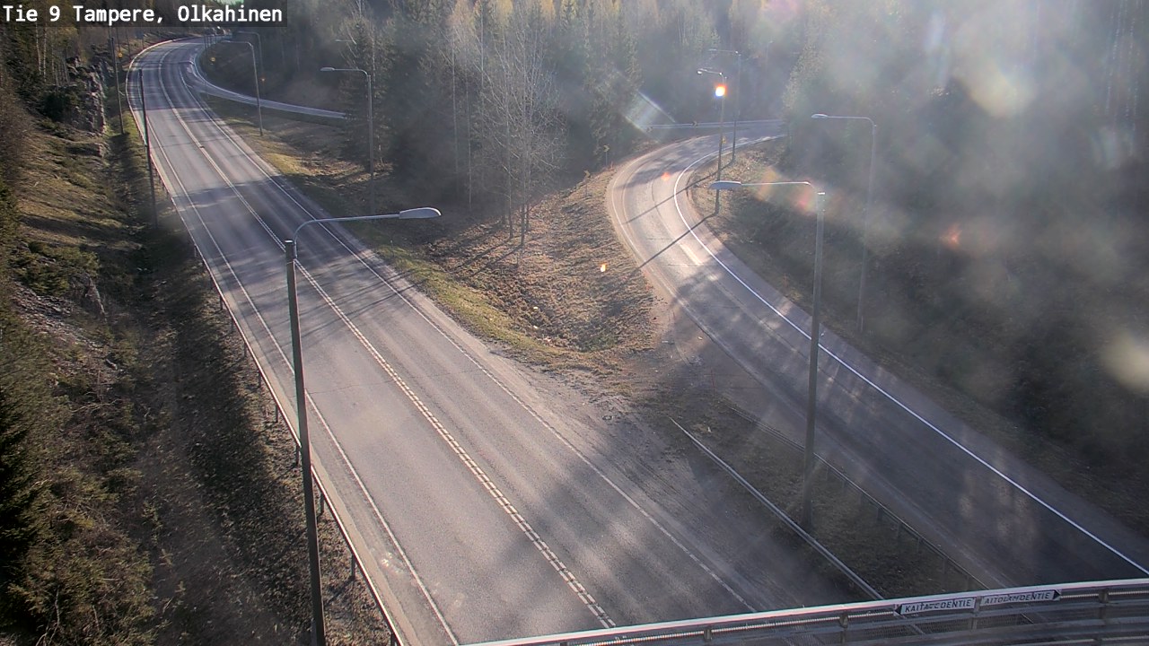 Weather Camera Image Road 9 Tampere, Olkahinen, Tampere, Pirkanmaa