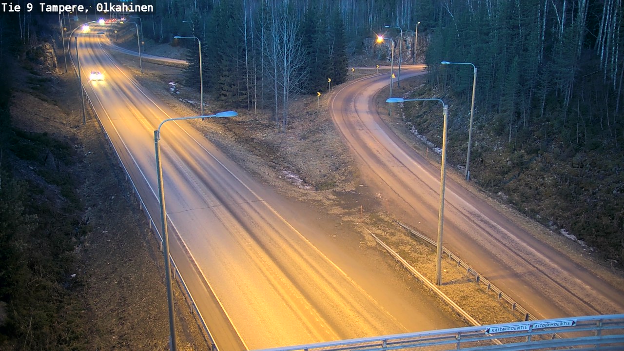 Weather Camera Image Road 9 Tampere, Olkahinen, Tampere, Pirkanmaa