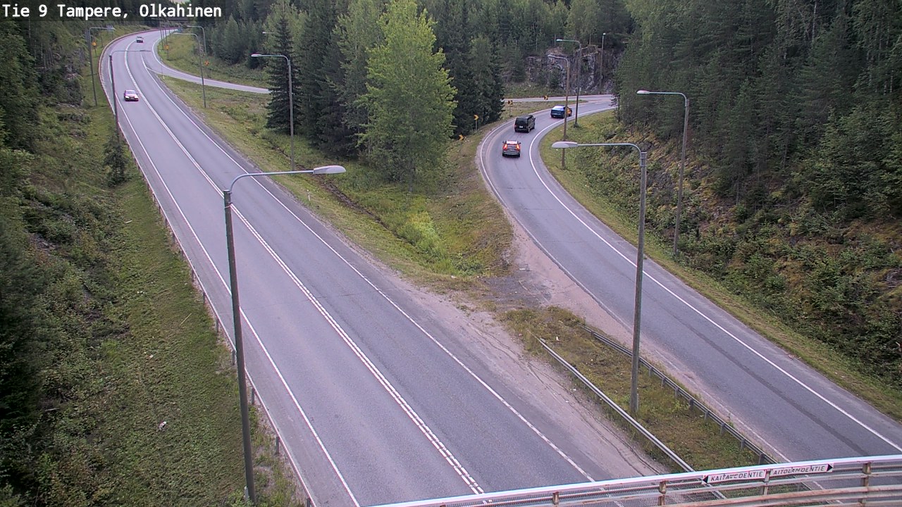 Weather Camera Image Road 9 Tampere, Olkahinen, Tampere, Pirkanmaa