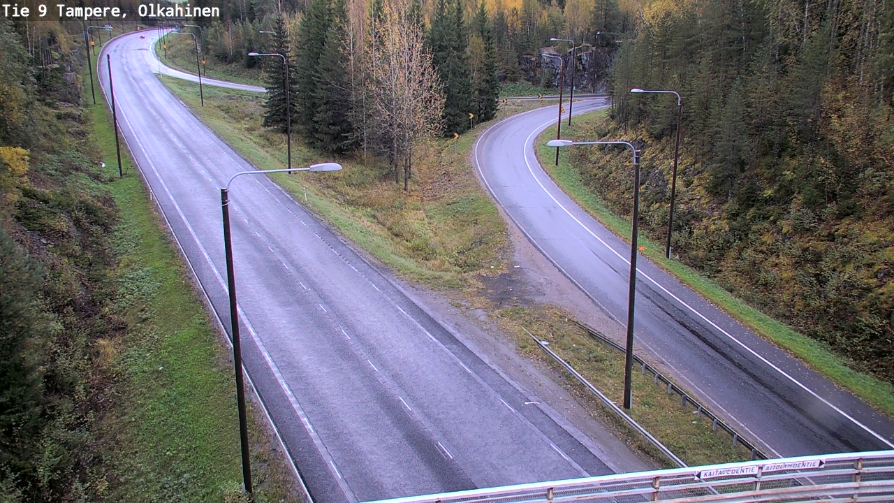 Weather Camera Image Road 9 Tampere, Olkahinen, Tampere, Pirkanmaa