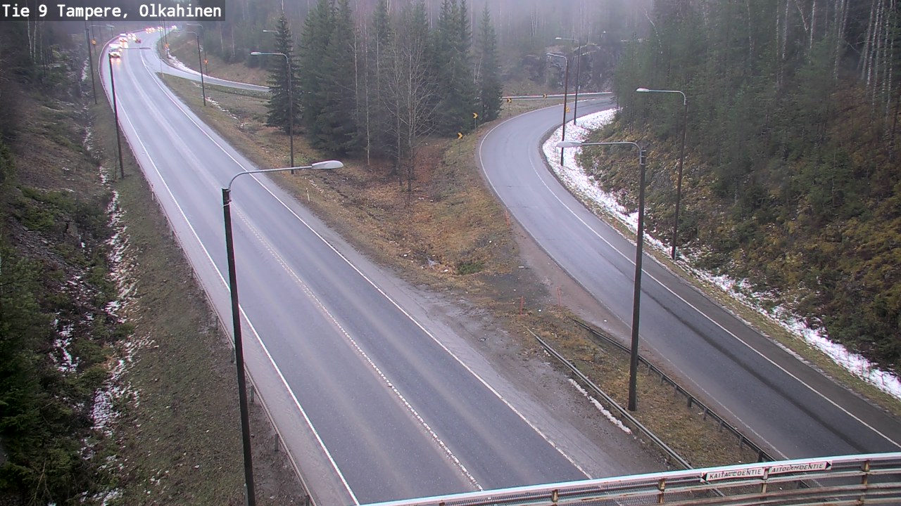 Weather Camera Image Road 9 Tampere, Olkahinen, Tampere, Pirkanmaa