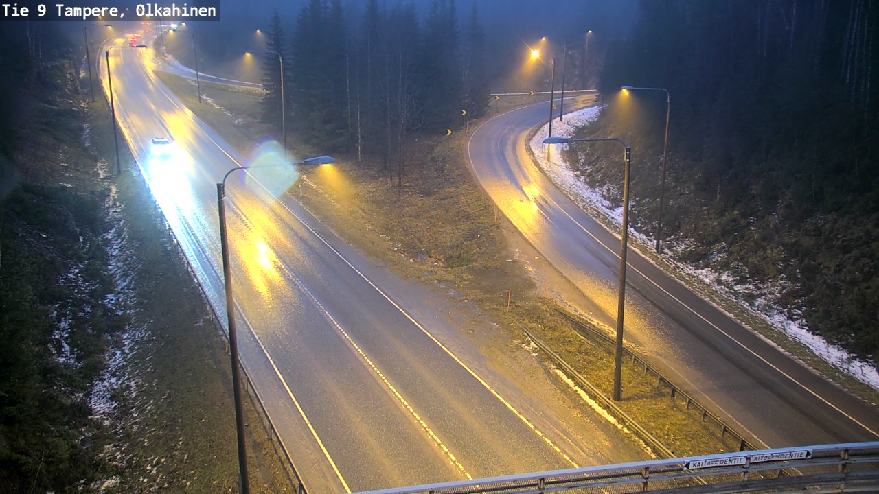 Weather Camera Image Road 9 Tampere, Olkahinen, Tampere, Pirkanmaa
