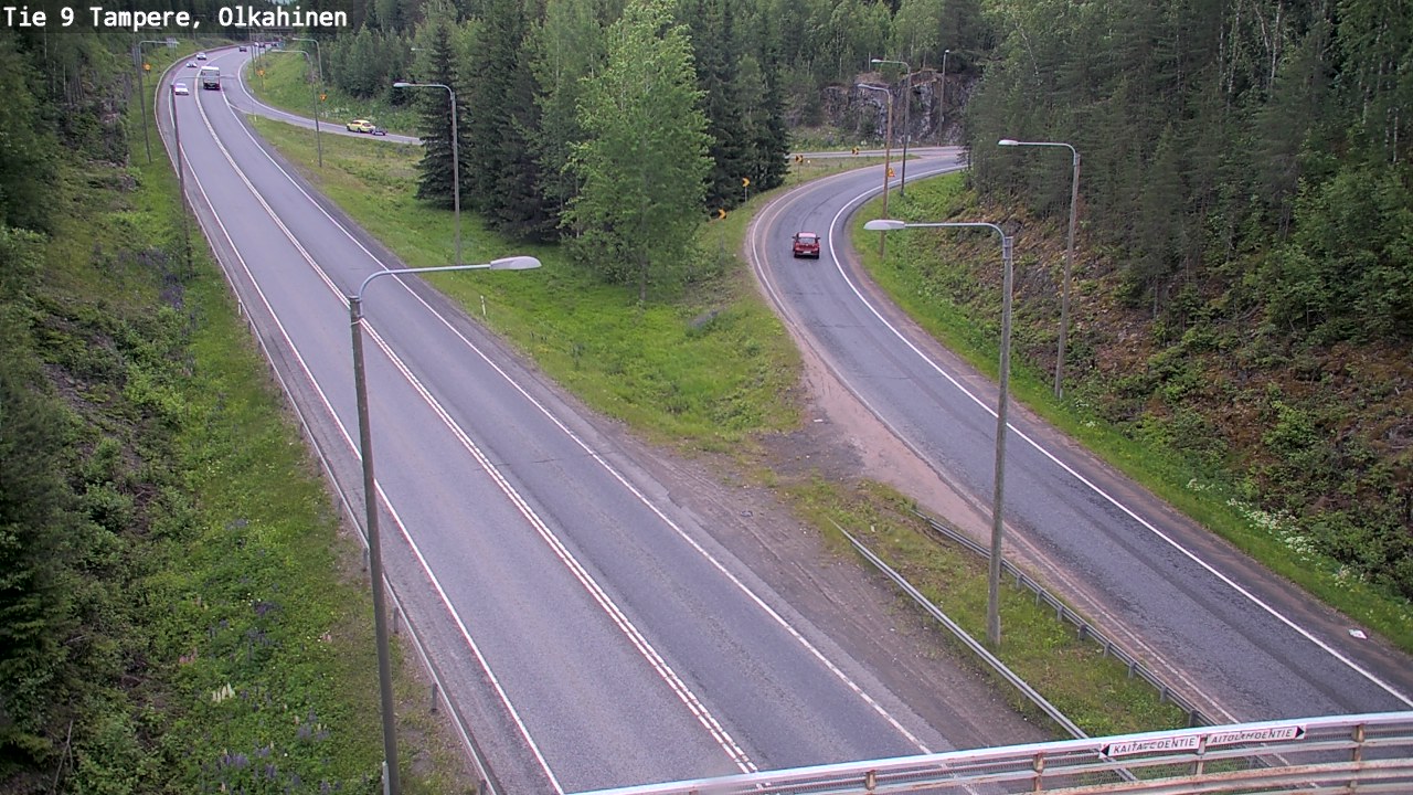 Weather Camera Image Väg 9 Tammerfors, Olkahinen, Tampere, Pirkanmaa