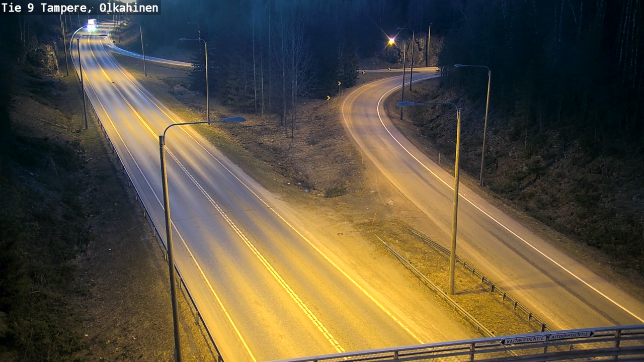 Weather Camera Image Road 9 Tampere, Olkahinen, Tampere, Pirkanmaa