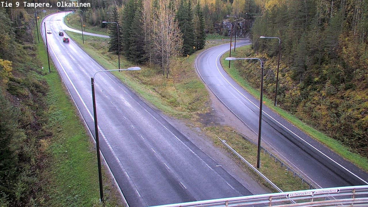 Weather Camera Image Road 9 Tampere, Olkahinen, Tampere, Pirkanmaa