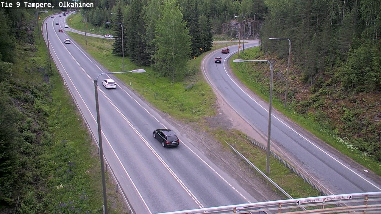 Weather Camera Image Väg 9 Tammerfors, Olkahinen, Tampere, Pirkanmaa