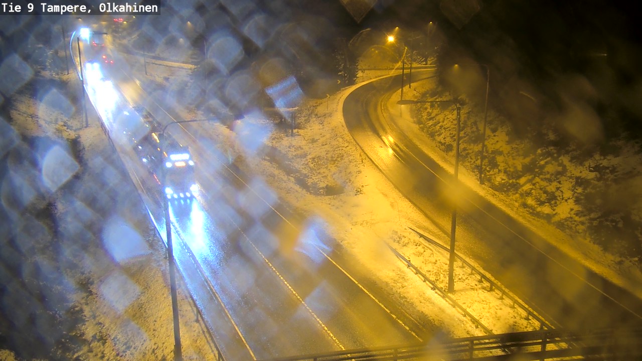 Weather Camera Image Väg 9 Tammerfors, Olkahinen, Tampere, Pirkanmaa