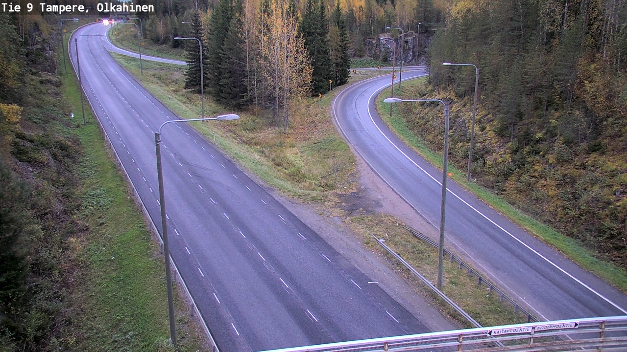 Weather Camera Image Road 9 Tampere, Olkahinen, Tampere, Pirkanmaa