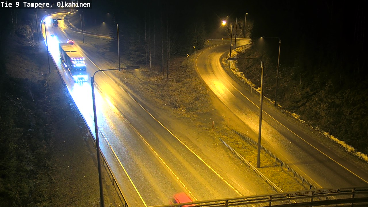 Weather Camera Image Road 9 Tampere, Olkahinen, Tampere, Pirkanmaa