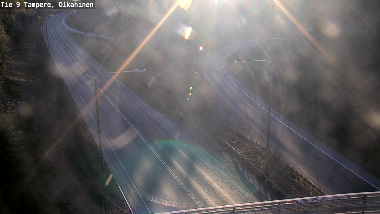 Weather Camera Image Road 9 Tampere, Olkahinen, Tampere, Pirkanmaa