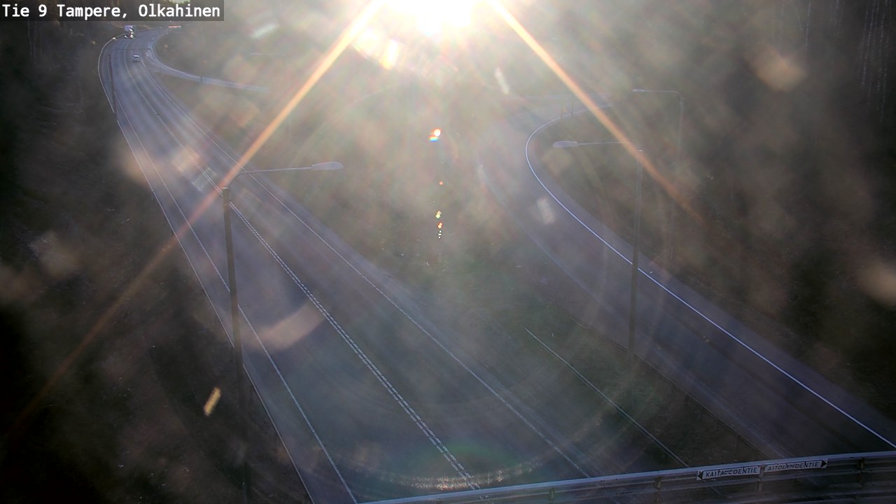 Weather Camera Image Road 9 Tampere, Olkahinen, Tampere, Pirkanmaa