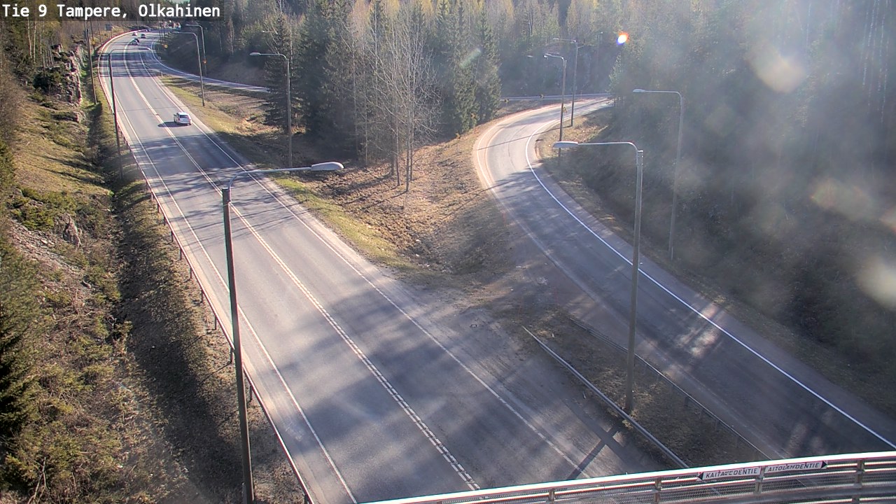 Weather Camera Image Road 9 Tampere, Olkahinen, Tampere, Pirkanmaa