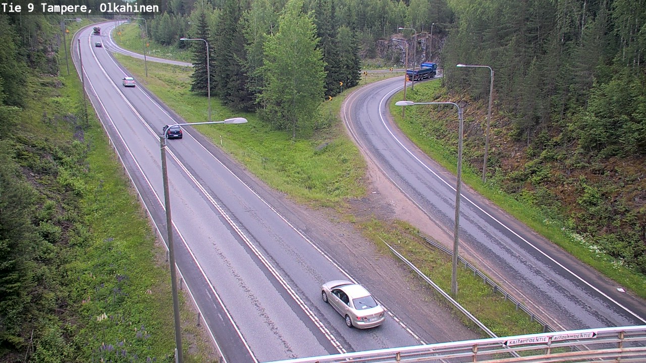 Weather Camera Image Väg 9 Tammerfors, Olkahinen, Tampere, Pirkanmaa
