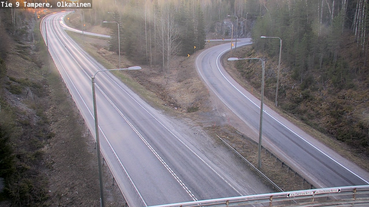 Weather Camera Image Road 9 Tampere, Olkahinen, Tampere, Pirkanmaa