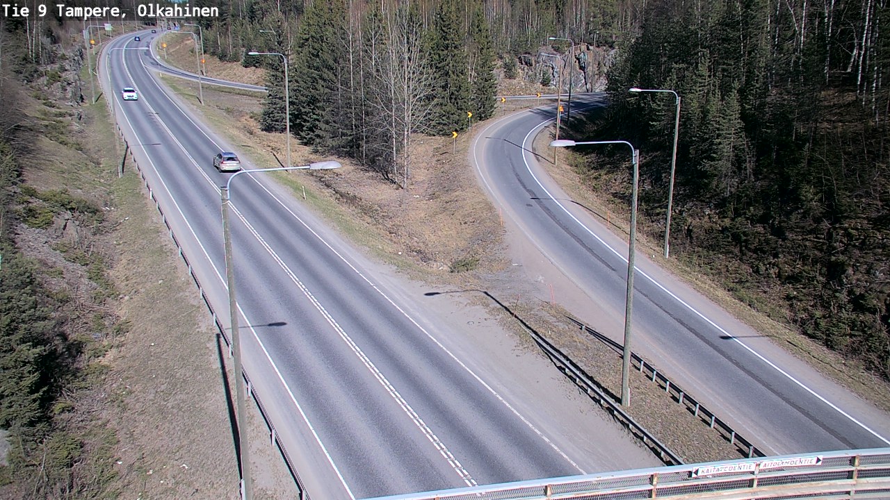 Weather Camera Image Road 9 Tampere, Olkahinen, Tampere, Pirkanmaa