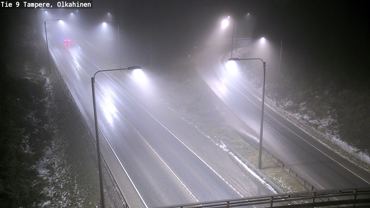 Weather Camera Image Väg 9 Tammerfors, Olkahinen, Tampere, Pirkanmaa