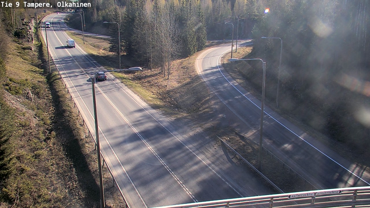 Weather Camera Image Road 9 Tampere, Olkahinen, Tampere, Pirkanmaa