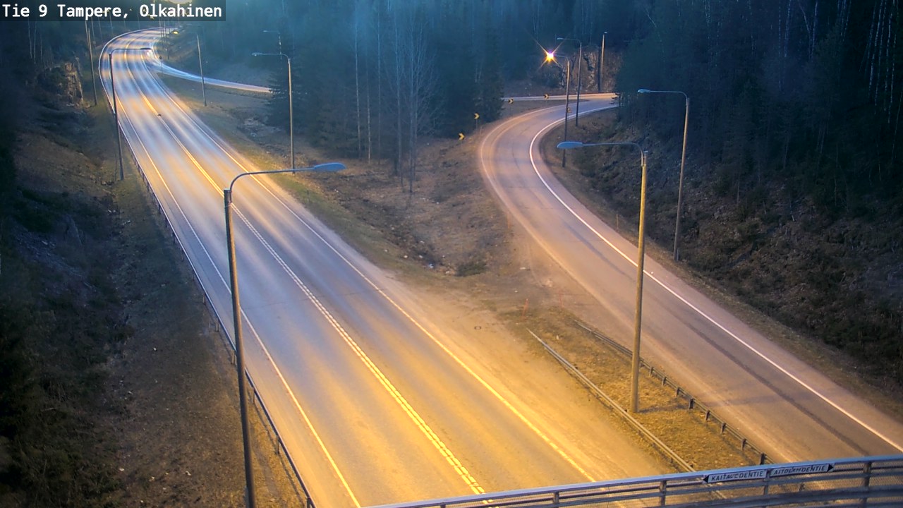 Weather Camera Image Road 9 Tampere, Olkahinen, Tampere, Pirkanmaa
