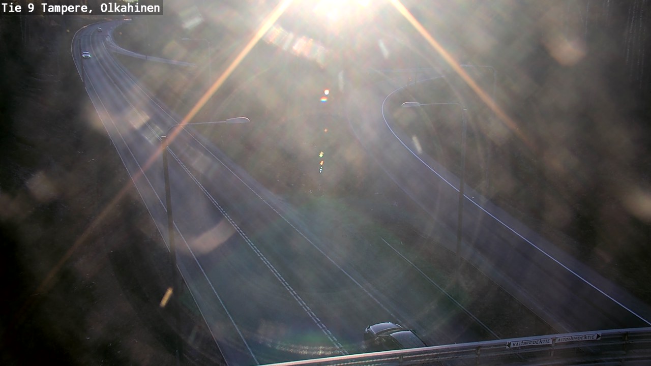 Weather Camera Image Road 9 Tampere, Olkahinen, Tampere, Pirkanmaa