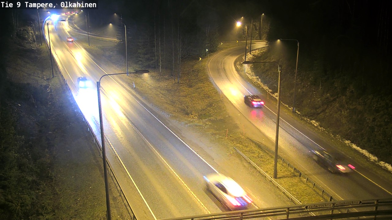 Weather Camera Image Road 9 Tampere, Olkahinen, Tampere, Pirkanmaa