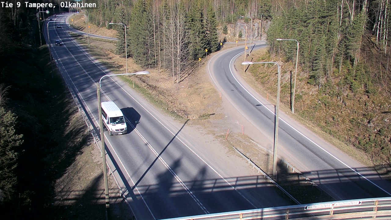 Weather Camera Image Road 9 Tampere, Olkahinen, Tampere, Pirkanmaa