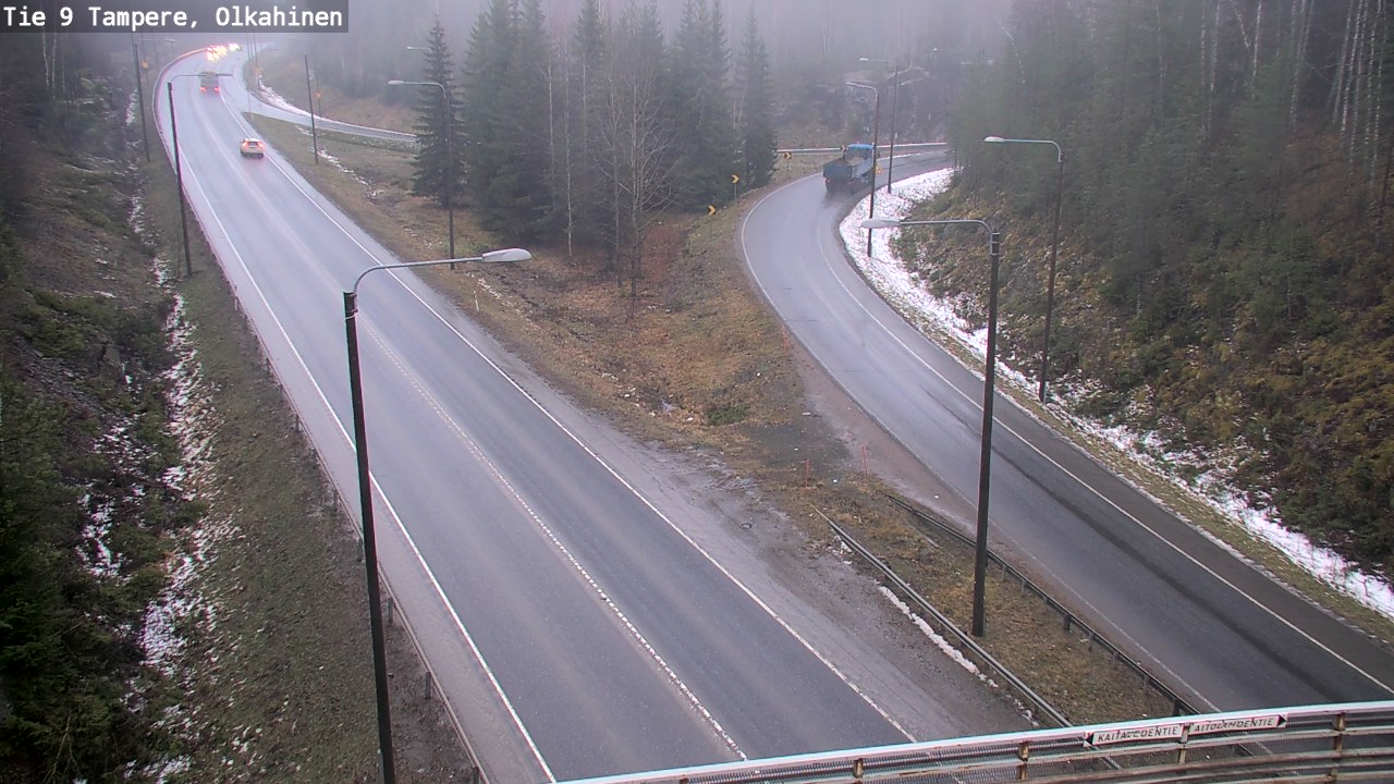 Weather Camera Image Road 9 Tampere, Olkahinen, Tampere, Pirkanmaa
