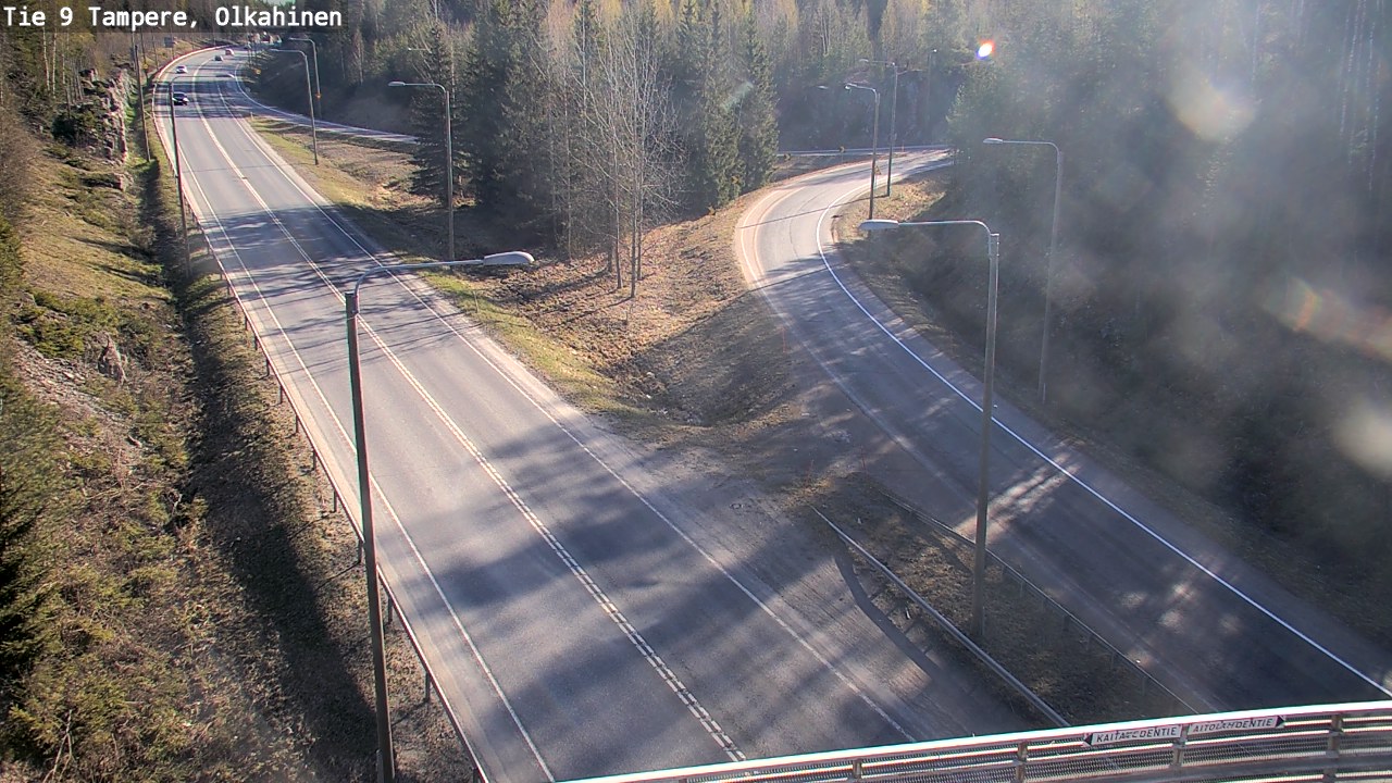 Weather Camera Image Road 9 Tampere, Olkahinen, Tampere, Pirkanmaa