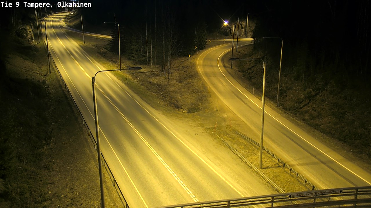 Weather Camera Image Road 9 Tampere, Olkahinen, Tampere, Pirkanmaa