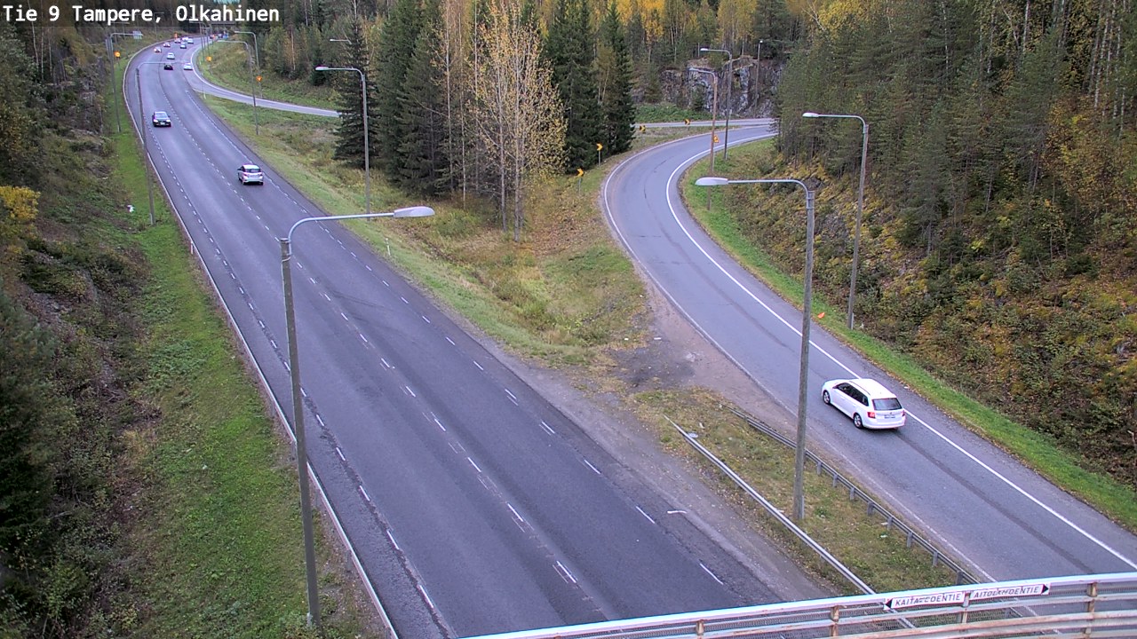 Weather Camera Image Road 9 Tampere, Olkahinen, Tampere, Pirkanmaa