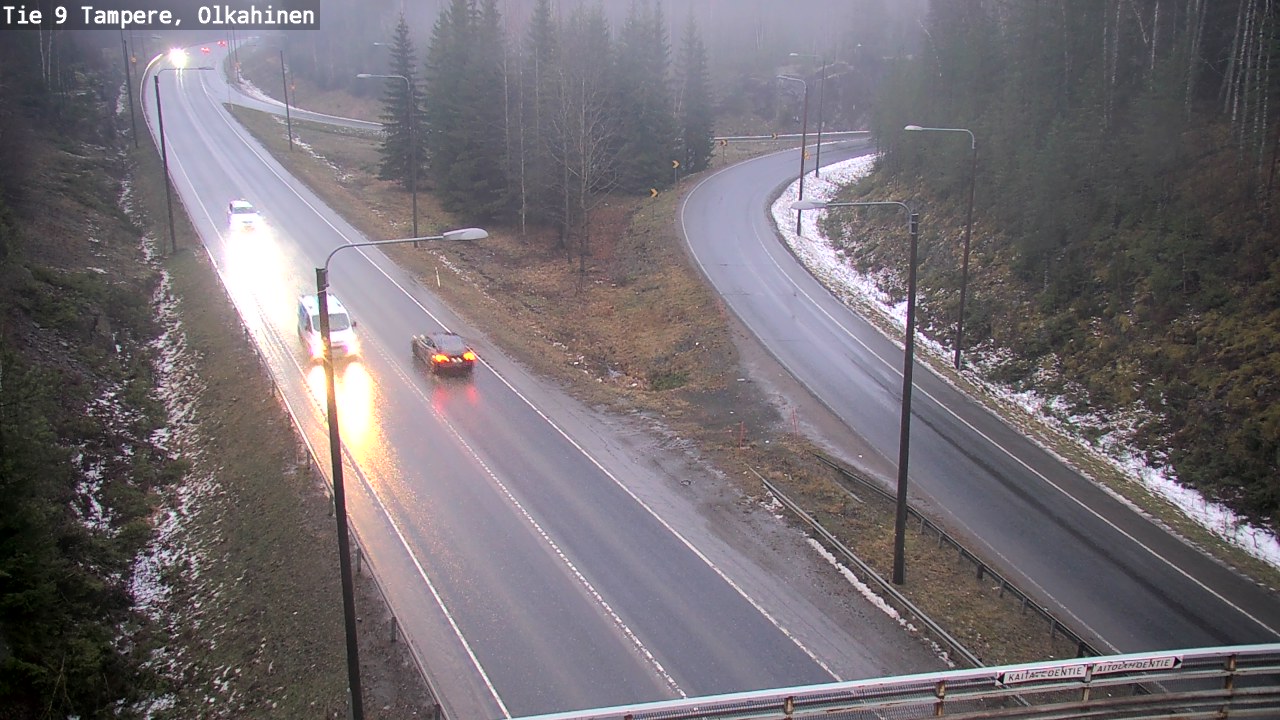 Weather Camera Image Road 9 Tampere, Olkahinen, Tampere, Pirkanmaa