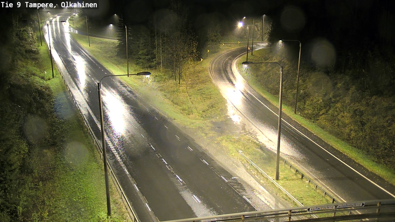Weather Camera Image Road 9 Tampere, Olkahinen, Tampere, Pirkanmaa