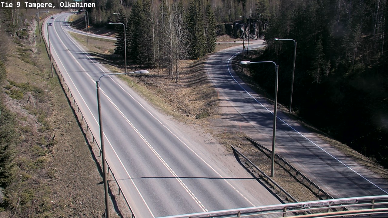Weather Camera Image Road 9 Tampere, Olkahinen, Tampere, Pirkanmaa