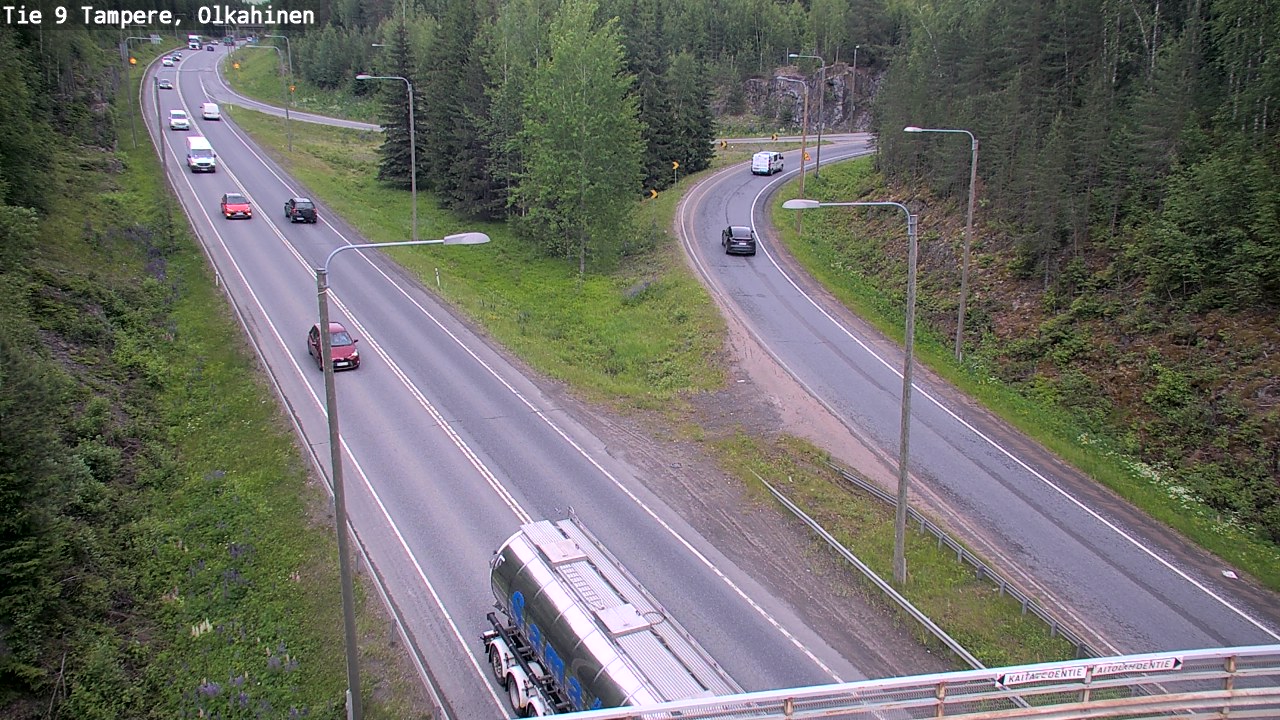 Weather Camera Image Väg 9 Tammerfors, Olkahinen, Tampere, Pirkanmaa