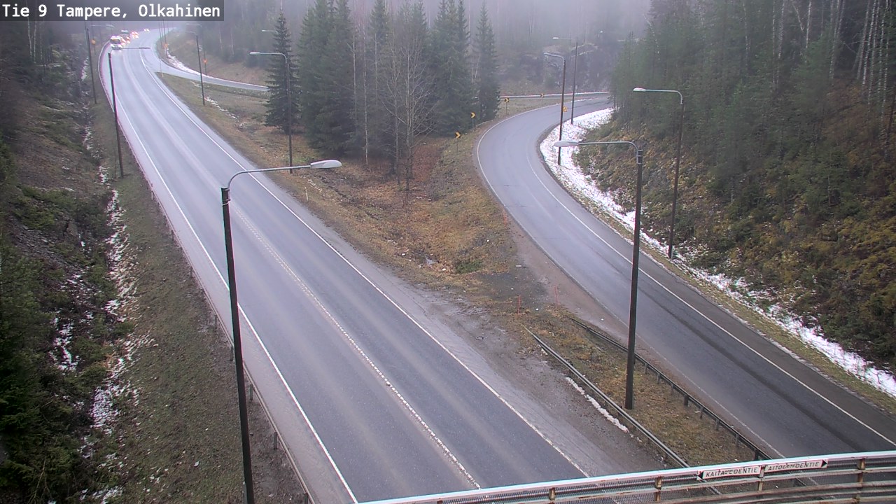 Weather Camera Image Road 9 Tampere, Olkahinen, Tampere, Pirkanmaa